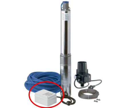 Anlaufgerät Motor 4" 230V-1 50Hz 0,37KW ( UPA100, Upachrom 100 )