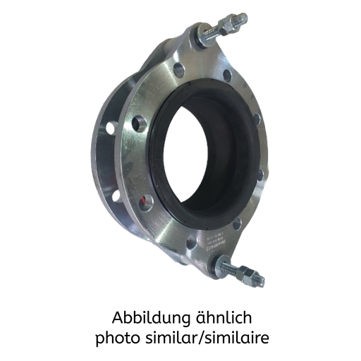 Gummikompensator Normalausf., PN16, DN 200 Typ 49 blau, Ausf. C, Gummi-St-TZN f. Trinkwasser